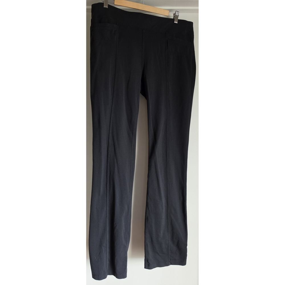 Athleta Women XLT Black Pants Tall Athletic Activewear Trousers Slacks